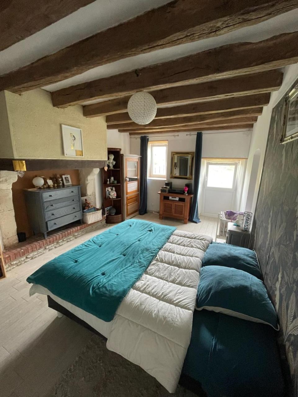 Le Doux Refuge Berceen Au Calme De Sa Campagne Pres Circuit Mans Sud, Grand Lit Avec Berceau Et Possibilite Lit Pliant En Rajout Marigne-Laille 外观 照片
